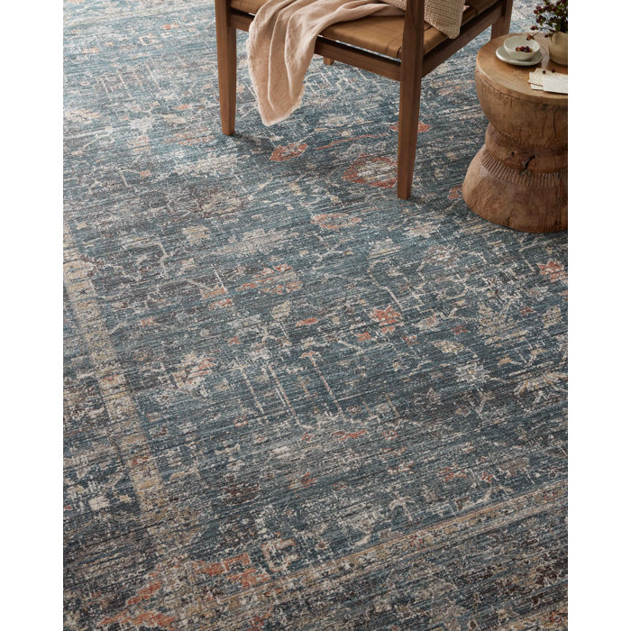 Magnolia Home By Joanna Gaines X Loloi Millie Denim / Multi Area Rug